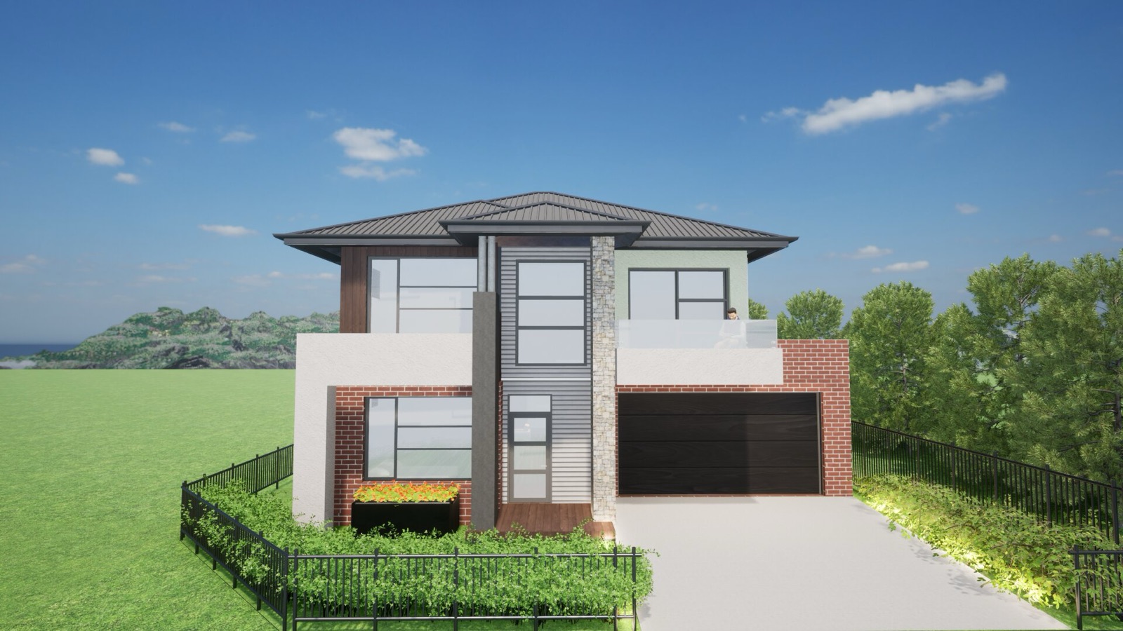 Residential build in bushfire zone