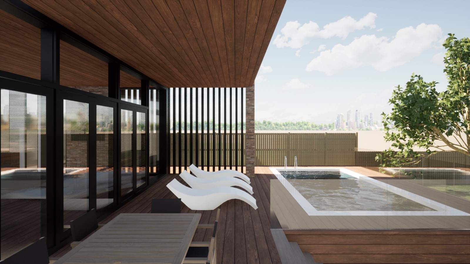 Passive solar living space